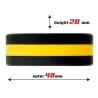 Beast Rings Cockring silicone Beast Ring 36mm Noir-Jaune